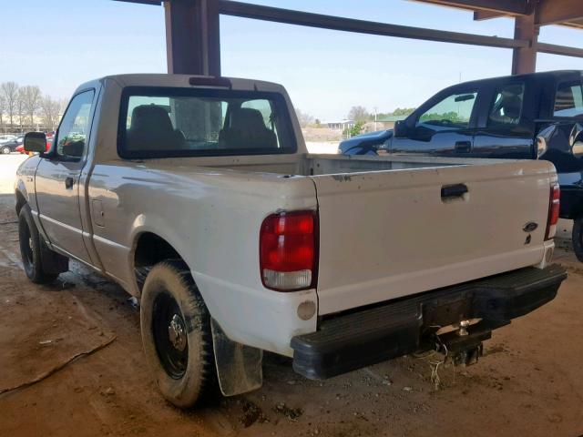 1FTYR10VXYTA82095 - 2000 FORD RANGER WHITE photo 3