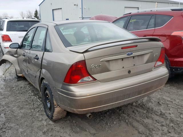 1FAFP38363W242997 - 2003 FORD FOCUS ZTS BROWN photo 3
