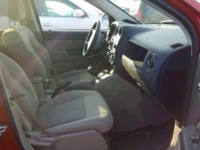 1J4NF4FBXAD501969 - 2010 JEEP COMPASS SP 栗色 照片 5