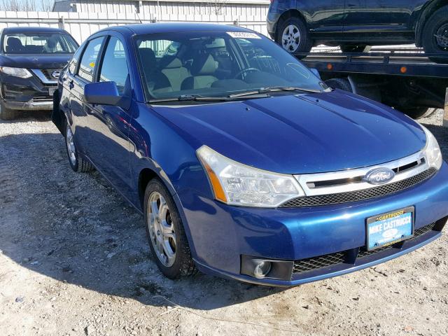 1FAHP36N69W152397 - 2009 FORD FOCUS SES BLUE photo 1