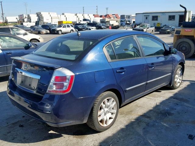 3N1AB6AP9BL614177 - 2011 NISSAN SENTRA 2.0 BLUE photo 4