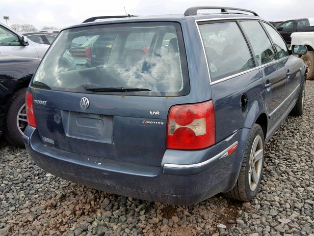 WVWYH63B54E010186 - 2004 VOLKSWAGEN PASSAT GLX 蓝色 照片 4