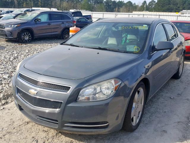 1G1ZJ577694101336 - 2009 CHEVROLET MALIBU 2LT GRAY photo 2