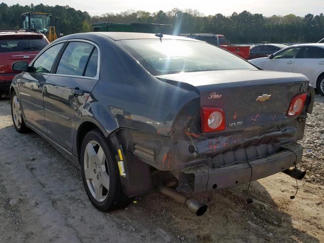 1G1ZJ577694101336 - 2009 CHEVROLET MALIBU 2LT GRAY photo 3