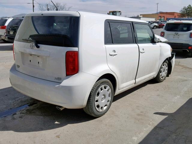 JTLKE50E891090092 - 2009 TOYOTA SCION XB WHITE photo 4