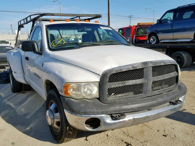 3D7MA46D94G233205 - 2004 DODGE RAM 3500 S WHITE photo 1