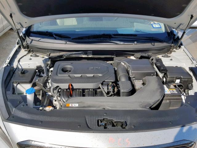 5NPE34AFXFH240983 - 2015 HYUNDAI SONATA SPO SILVER photo 7