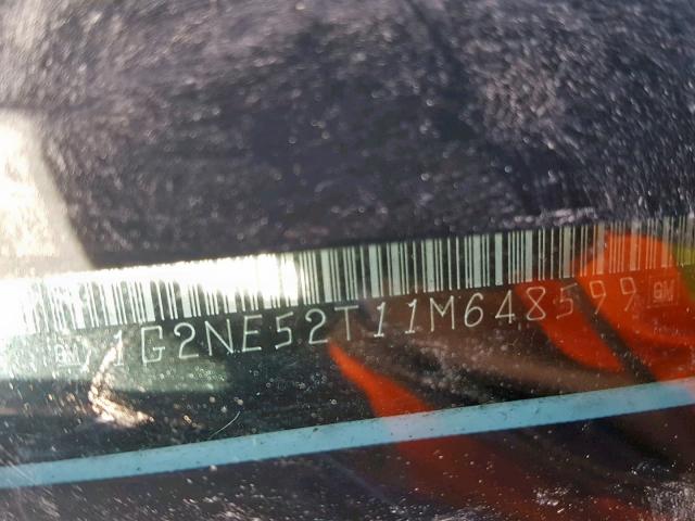 1G2NE52T11M648599 - 2001 PONTIAC GRAND AM S WHITE photo 10