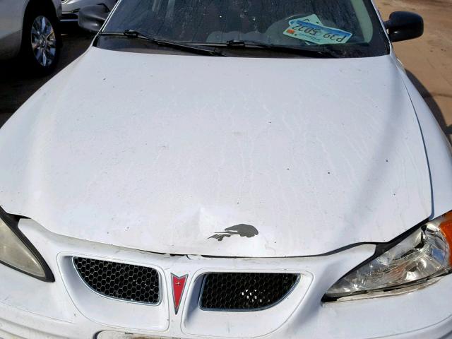 1G2NE52T11M648599 - 2001 PONTIAC GRAND AM S WHITE photo 7