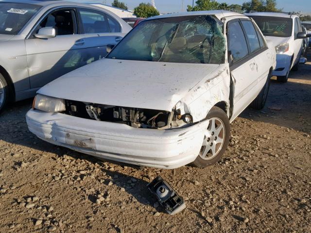 3FASP13J4SR182387 - 1995 FORD ESCORT LX WHITE photo 2