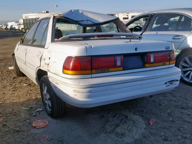 3FASP13J4SR182387 - 1995 FORD ESCORT LX WHITE photo 3