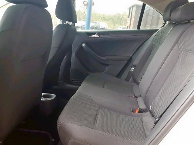 3VW2K7AJ8CM353328 - 2012 VOLKSWAGEN JETTA BASE WHITE photo 6