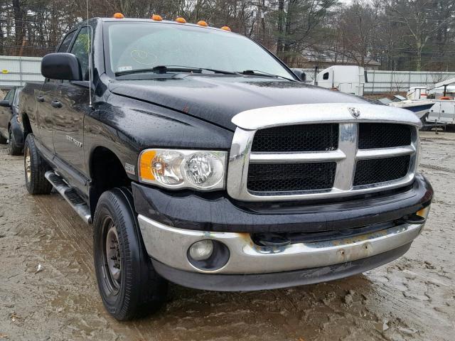 3D7KS28D15G721586 - 2005 DODGE RAM 2500 S შავი ფოტო 1