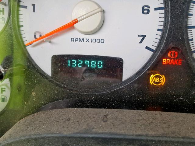 3D7KS28D15G721586 - 2005 DODGE RAM 2500 S შავი ფოტო 8