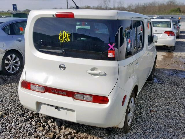 JN8AZ2KR2AT164193 - 2010 NISSAN CUBE BASE WHITE photo 4