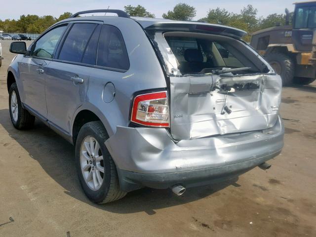 2FMDK48C77BA80063 - 2007 FORD EDGE SEL SILVER photo 3