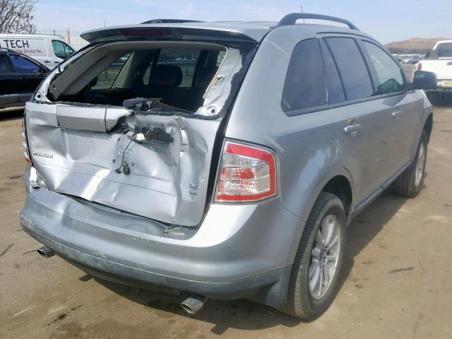 2FMDK48C77BA80063 - 2007 FORD EDGE SEL SILVER photo 4