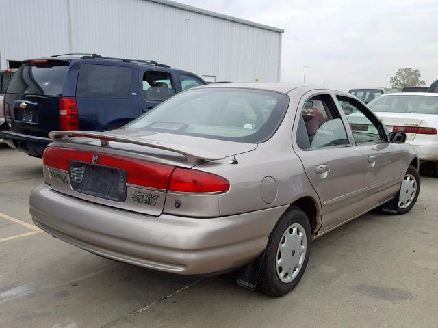 1MELM6534TK602382 - 1996 MERCURY MYSTIQUE G TAN photo 4