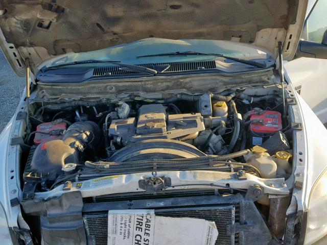 3D7KR28A38G219491 - 2008 DODGE RAM 2500 S თეთრი ფოტო 7