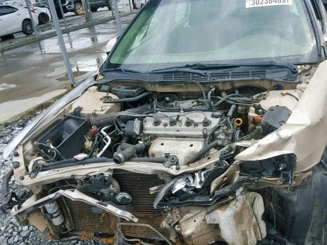 1HGCG5679YA134345 - 2000 HONDA ACCORD TAN photo 7