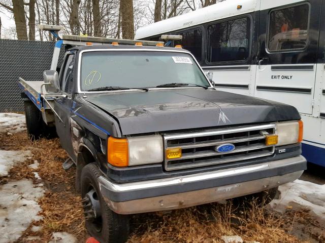 2FDLF47M0KCA17173 - 1989 FORD F SUPER DU BLACK photo 1