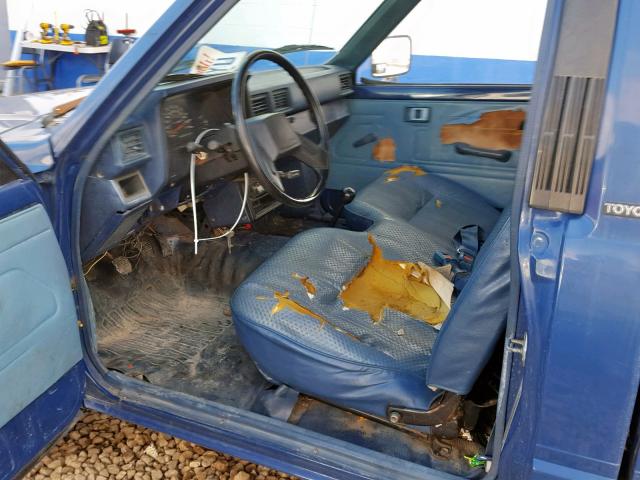 JT4RN50R8G0177880 - 1986 TOYOTA PICKUP 1/2 BLUE photo 5