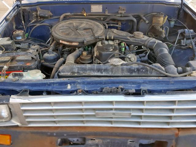 JT4RN50R8G0177880 - 1986 TOYOTA PICKUP 1/2 BLUE photo 7