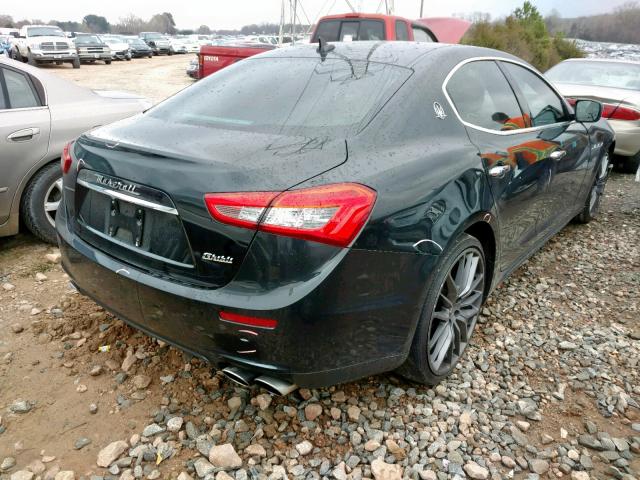 ZAM57XSA5E1085365 - 2014 MASERATI GHIBLI BLACK photo 4