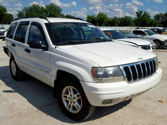 1J4GW48SX2C263702 - 2002 JEEP GRAND CHER WHITE photo 1