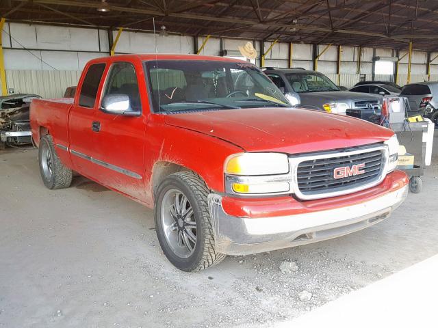 2GTEC19T3Y1316752 - 2000 GMC NEW SIERRA RED photo 1