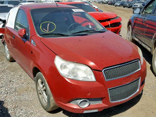 KL1TD6DE6BB209073 - 2011 CHEVROLET AVEO LS RED photo 1