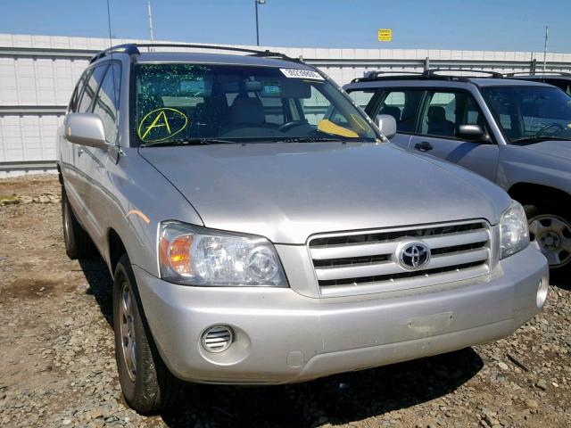 JTEGD21AX60144617 - 2006 TOYOTA HIGHLANDER SILVER photo 1