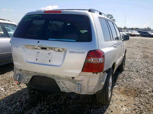 JTEGD21AX60144617 - 2006 TOYOTA HIGHLANDER SILVER photo 4