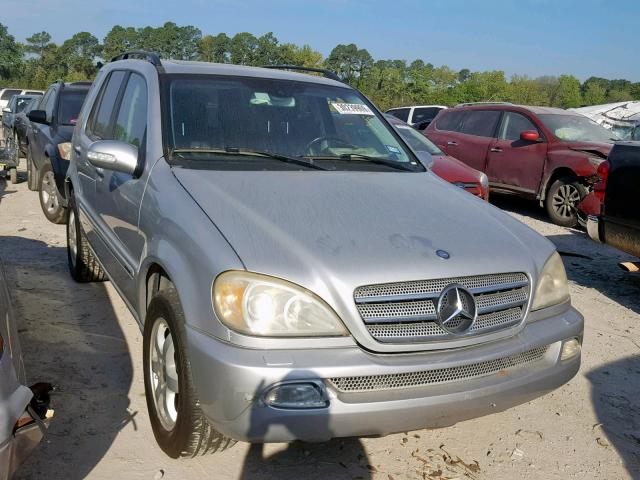 4JGAB75E54A474291 - 2004 MERCEDES-BENZ ML 500 SILVER photo 1