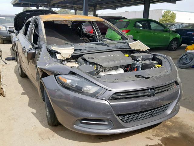 1C3CDFBB6FD435808 - 2015 DODGE DART SXT GRAY photo 1