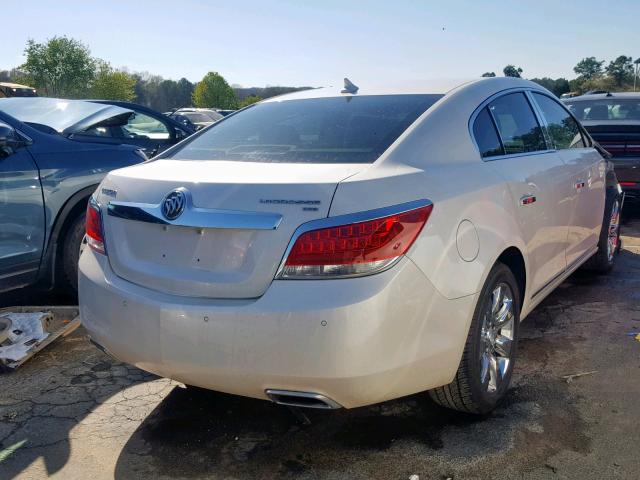 1G4GE5EV9AF319263 - 2010 BUICK LACROSSE C WHITE photo 4