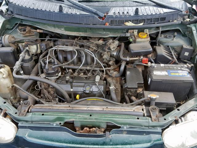 4N2XN11T9YD819895 - 2000 NISSAN QUEST SE GREEN photo 7