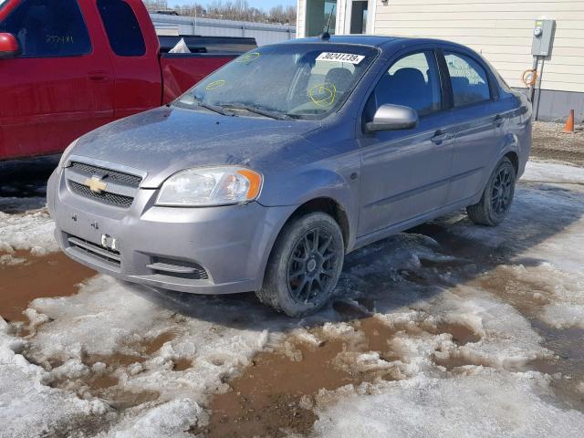 KL1TD5DE3AB072800 - 2010 CHEVROLET AVEO LS TWO TONE photo 2