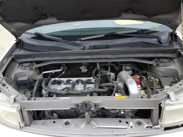 JTLKT334140133828 - 2004 TOYOTA SCION XB SILVER photo 7