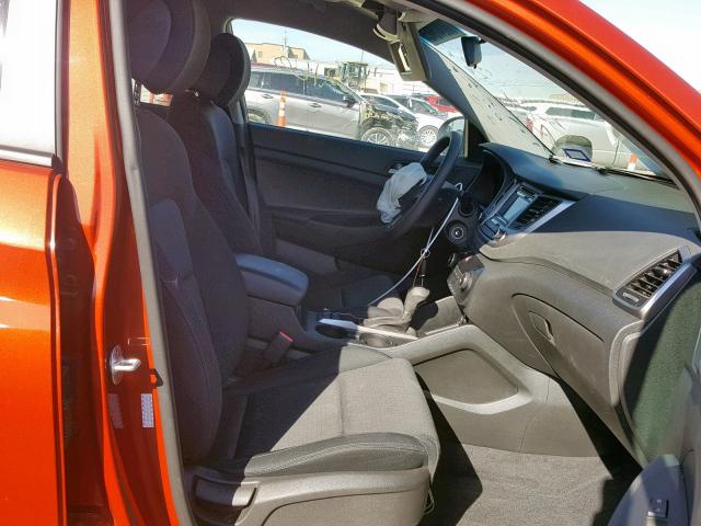 KM8J33A42GU096632 - 2016 HYUNDAI TUCSON LIM ORANGE photo 5