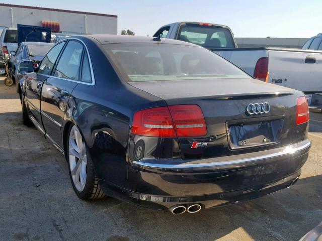 WAUPN94E19N006512 - 2009 AUDI S8 QUATTRO BLACK photo 3