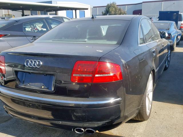 WAUPN94E19N006512 - 2009 AUDI S8 QUATTRO BLACK photo 4