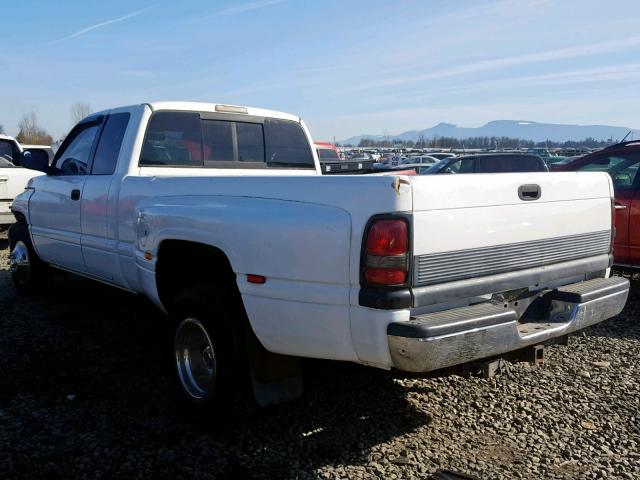 3B7MC33C62M200414 - 2002 DODGE RAM 3500 WHITE photo 3