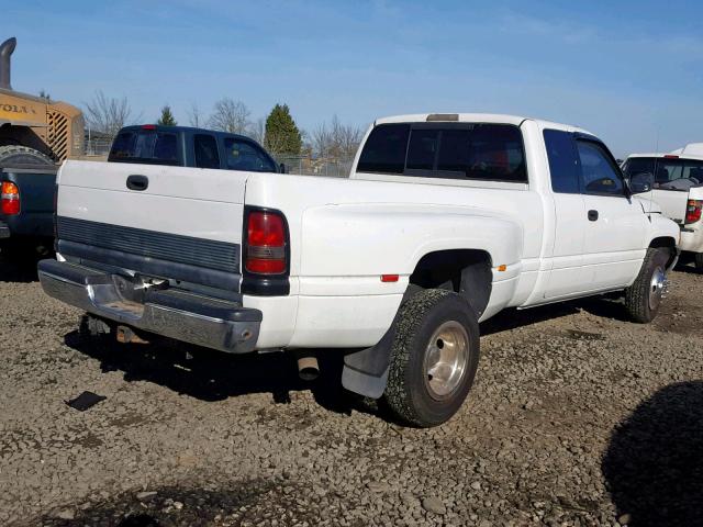 3B7MC33C62M200414 - 2002 DODGE RAM 3500 WHITE photo 4