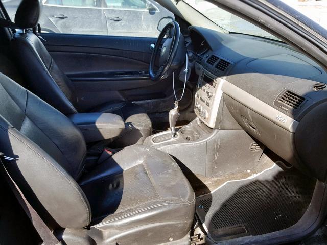 1G1AM15B267851167 - 2006 CHEVROLET COBALT SS BLACK photo 5