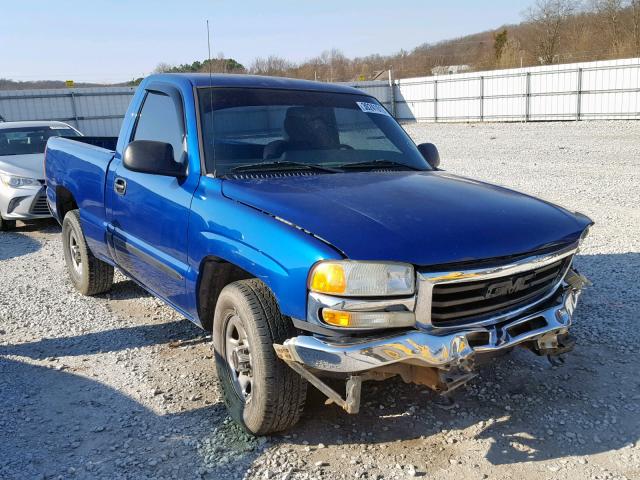 1GTEC14V93Z328963 - 2003 GMC NEW SIERRA BLUE photo 1