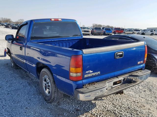 1GTEC14V93Z328963 - 2003 GMC NEW SIERRA BLUE photo 3