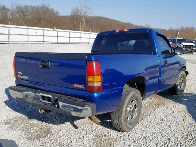 1GTEC14V93Z328963 - 2003 GMC NEW SIERRA BLUE photo 4