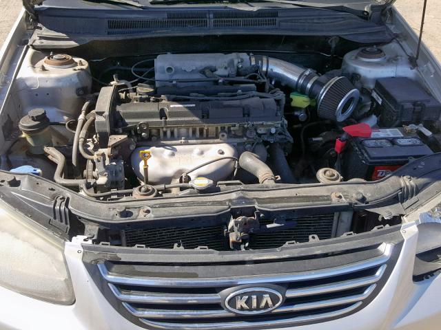 KNAFE221595603357 - 2009 KIA SPECTRA EX SILVER photo 7