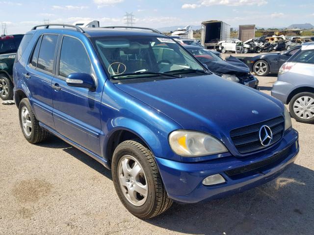 4JGAB54E92A305894 - 2002 MERCEDES-BENZ ML 320 BLUE photo 1